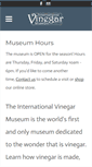 Mobile Screenshot of internationalvinegarmuseum.com